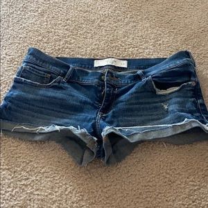A&F denim shorts